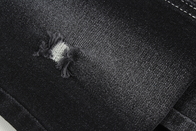 উচ্চ ইলাস্টিক 11.5Oz ডেনিম ফ্যাব্রিক কালো রঙের সাথে সাদা ব্যাকসাইড রোল পুরুষ জিন্সের জন্য