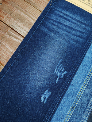 89%C 11%P 12.8OZ পুরুষ জিন্স স্ট্রেচ ছাড়া ফ্যাব্রিক গাঢ় নীল