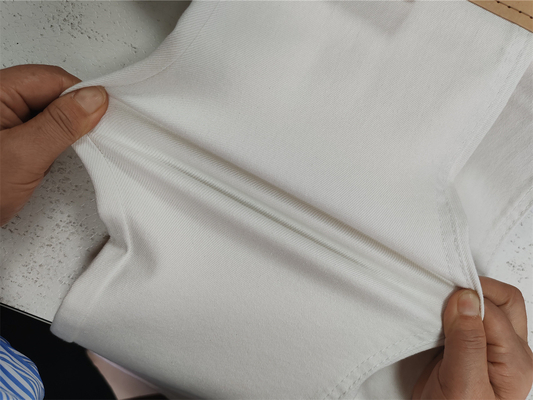 10oz PFD RFD মহিলাদের জন্য সাদা জিন্স কাপড় উচ্চ মানের সুপার প্রসারিত ব্লিচিং ফিনিস চীন কারখানা Weilong থেকে