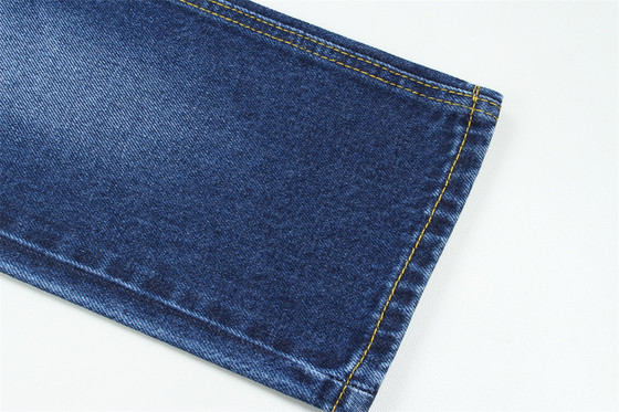 11.5oz জিন্স কাপড় শক্ত 100%C জন্য ব্র্যান্ড স্টাইল জিন্স বয় ফ্রেন্ড স্টাইল নরম হাতের স্পর্শ সুপার গাঢ় নীল রঙ
