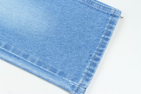 11.5oz জিন্স কাপড় শক্ত 100%C জন্য ব্র্যান্ড স্টাইল জিন্স বয় ফ্রেন্ড স্টাইল নরম হাতের স্পর্শ সুপার গাঢ় নীল রঙ
