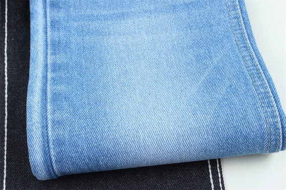 11.5oz জিন্স কাপড় শক্ত 100%C জন্য ব্র্যান্ড স্টাইল জিন্স বয় ফ্রেন্ড স্টাইল নরম হাতের স্পর্শ সুপার গাঢ় নীল রঙ