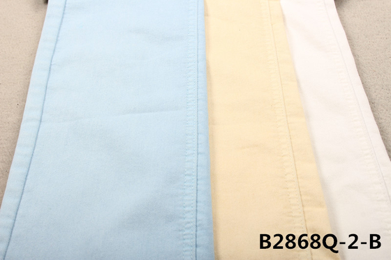 7.6OZ PFD কটন পলিয়েস্টার স্প্যান্ডেক্স সাদা জিন্স কাপড় মহিলাদের জন্য জিন্স