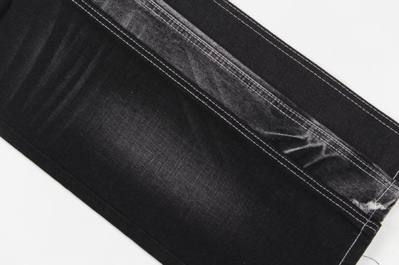 জিন্সের জন্য সুপ্রিম কোয়ালিটি ডার্ক ব্ল্যাক স্ল্যাব স্ট্রেচ ডেনিম ফ্যাব্রিক
