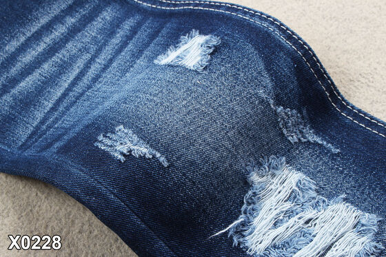 11.5 একবার নন-স্প্যানডেক্স কটন জিন্স কাপড় 70 'প্রস্থ সুপার গাঢ় নীল জিন্স কাপড়