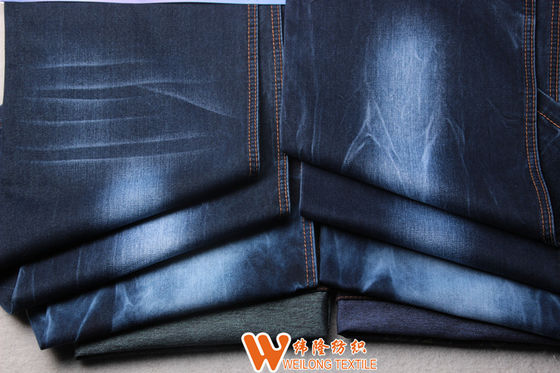 10.7oz স্লাব টুইল 66 সিটিএন 32 পলি 2 স্প্যাক্স কটন স্প্যানডেক্স ডেনিম ফ্যাব্রিক ডেনিম টেক্সটাইল