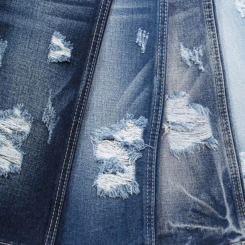 11.5 একবার নন-স্প্যানডেক্স কটন জিন্স কাপড় 70 'প্রস্থ সুপার গাঢ় নীল জিন্স কাপড়