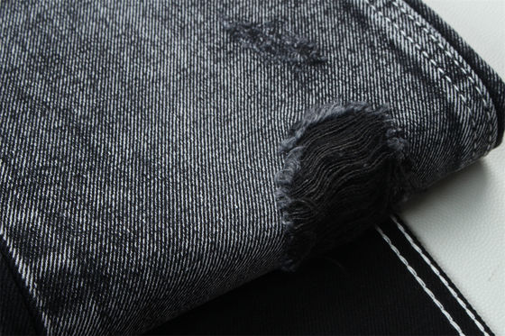 11.5oz Dark Black & Black Backside Denim Fabric Rigid Jeans Fabric For Brand Style Jeans Boy Friend Style