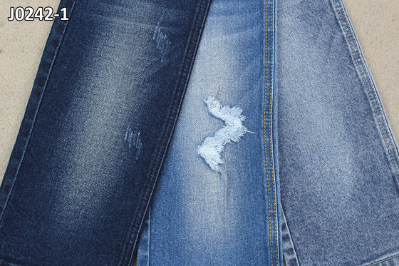 ভালো দাম 11.7 OZ কটন স্প্যানডেক্স লিটল স্ট্রেচ ডেনিম কাপড় সাদা ব্যাকসাইড অনলাইন