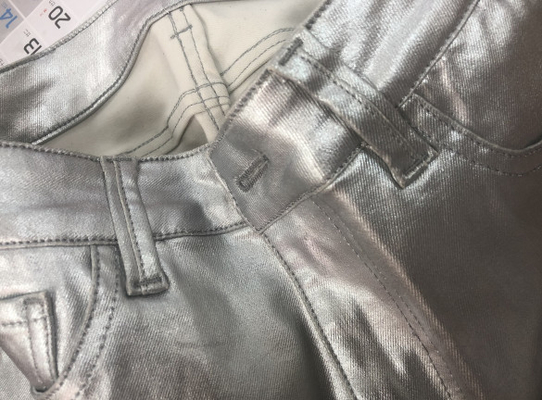 লেপ স্প্যান্ডেক্স জিন্স কাপড় 356gsm 3/1 ডান হাত Twill