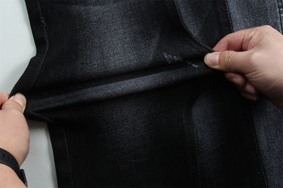 ভালো দাম 11 ওজ জিন্স পুরুষ বা মহিলাদের জন্য ফ্যাব্রিক ভারী শৈলী সালফার কালো রঙ বাল্ক চীন থেকে গুয়াংডং অনলাইন