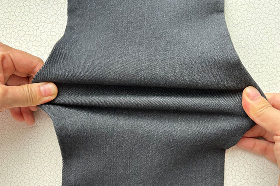 ভালো দাম 10 ওজ প্রতিযোগিতামূলক দাম ধারালো দাম পুরুষের জন্য ধূসর রঙ জিন স্ট্রেচ জিনম কাপড় চীন কারখানা থেকে অনলাইন