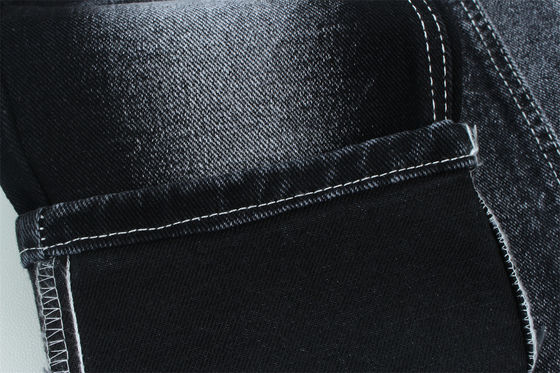 ভালো দাম 13.5 ওজ কম প্রসারিত ভারী জিন্স ফ্যাব্রিক পুরুষের জন্য কাজ পরা জিন্স কালো পিছন অনলাইন