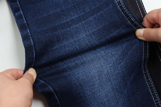 ভালো দাম ১১-১৫ ওজ ওয়ার্প স্লাব জিন্স কাপড় পুরুষের জন্য জিন্স মেরসারিজড ফ্লেস কালো পিঠের উচ্চ প্রসারিত পুরুষের জন্য ভারত বাজার স্টাইল অনলাইন