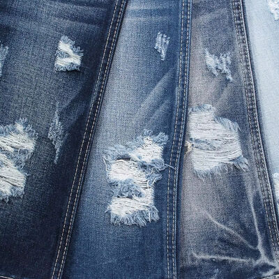 11.5 একবার নন-স্প্যানডেক্স কটন জিন্স কাপড় 70 'প্রস্থ সুপার গাঢ় নীল জিন্স কাপড়