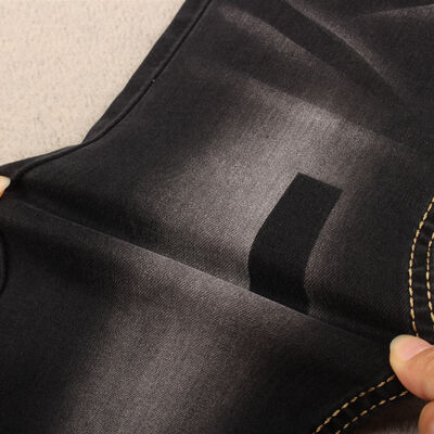 ভালো দাম ৯.৫ আউন্স ওজনের উচ্চ প্রসারিত সালফার কালো রঙের মহিলাদের জিন্স ডেনিম কাপড় কারখানার দামে সরবরাহ অনলাইন