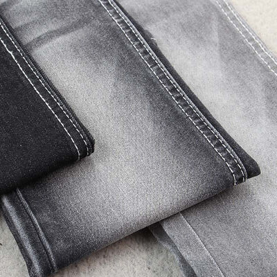 ভালো দাম 10-11OZ মহিলা এবং পুরুষদের জন্য কালো / সাদা ডেনিম কাপড় রেডি জিন্স অনলাইন