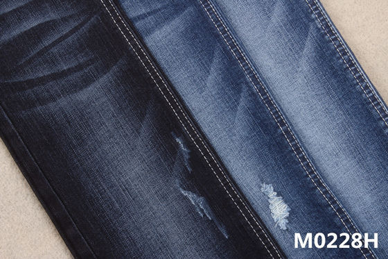 ভালো দাম 1.5% স্প্যানডেক্স 11 জনের স্লাব কটন রায়ন স্ট্র্যাচ ক্রসচ্যাচ ডেনিম ফ্যাব্রিক জিনের জন্য অনলাইন