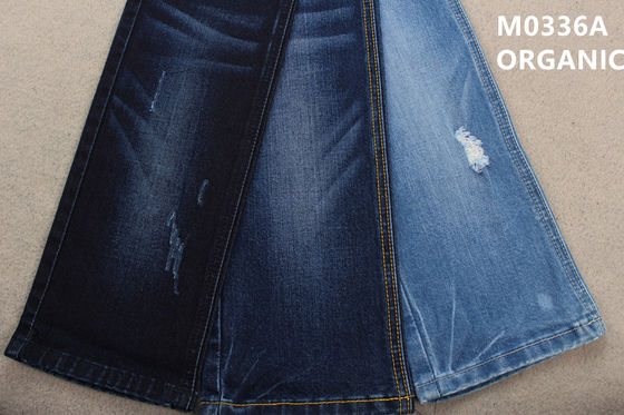 ভালো দাম 10.6oz 359gsm ইকো বান্ধব অর্গানিক কটন ব্রোকেন টোয়েল ডেনিম ফ্যাব্রিক অনলাইন
