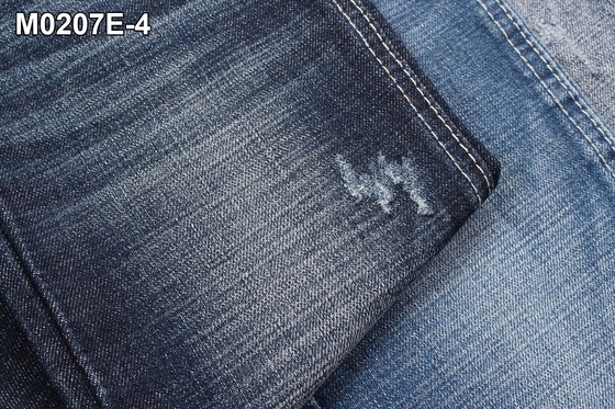 12.7 OZ ক্রসশ্যাচ ডেনিম ফ্যাব্রিক স্ট্রেচ পুরুষদের জিন্স সুপার গাঢ় নীল রঙ